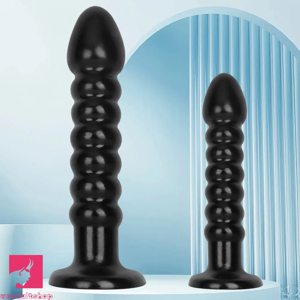 11.02in 14.56in Black Extra Long Large Thick Anal Bead Plug Dildo Sex Toy