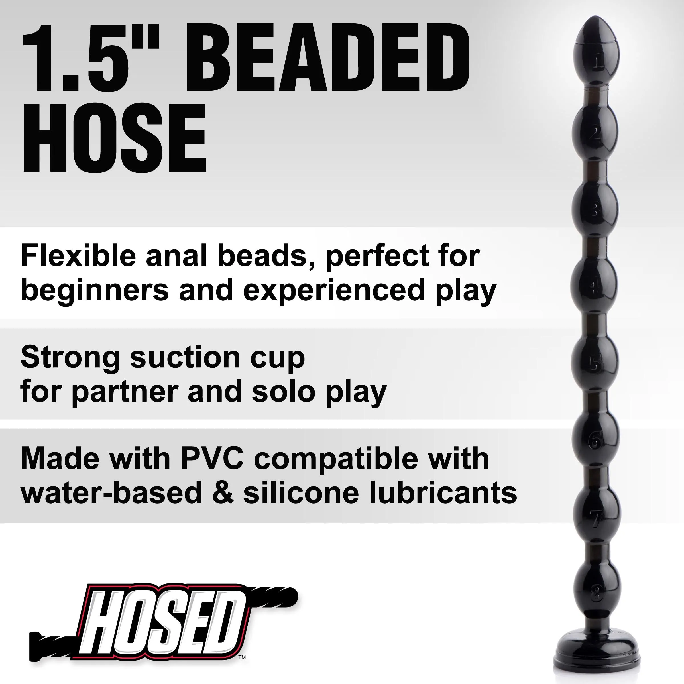 19 Inch Beaded Anal Snake
