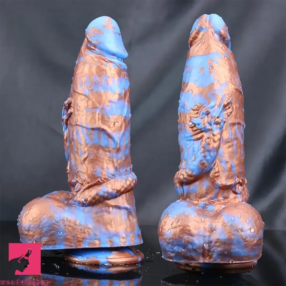 9.64in Super Huge Thick Dildo Mixed Color Monster Dildo Adult Dilation