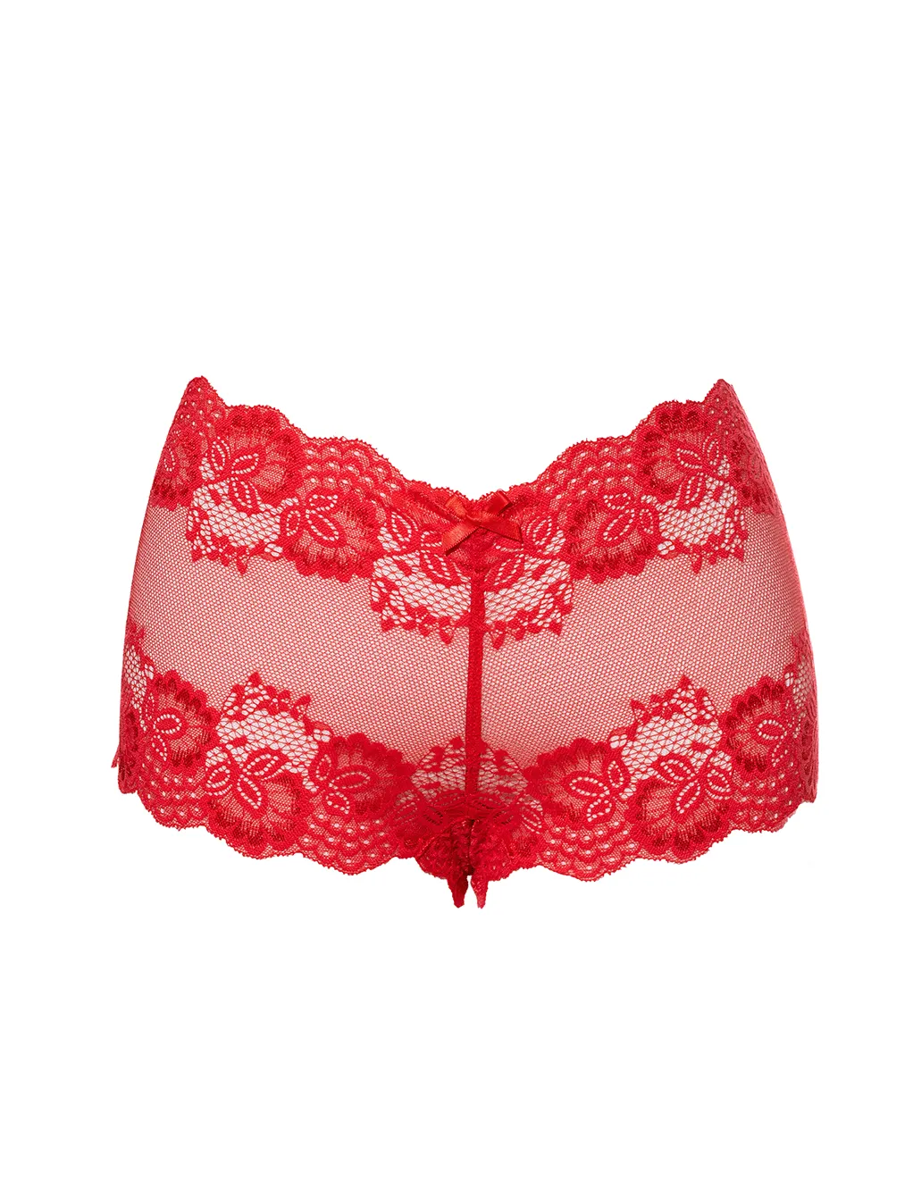 Adore Rouched Back Lace Boyshort
