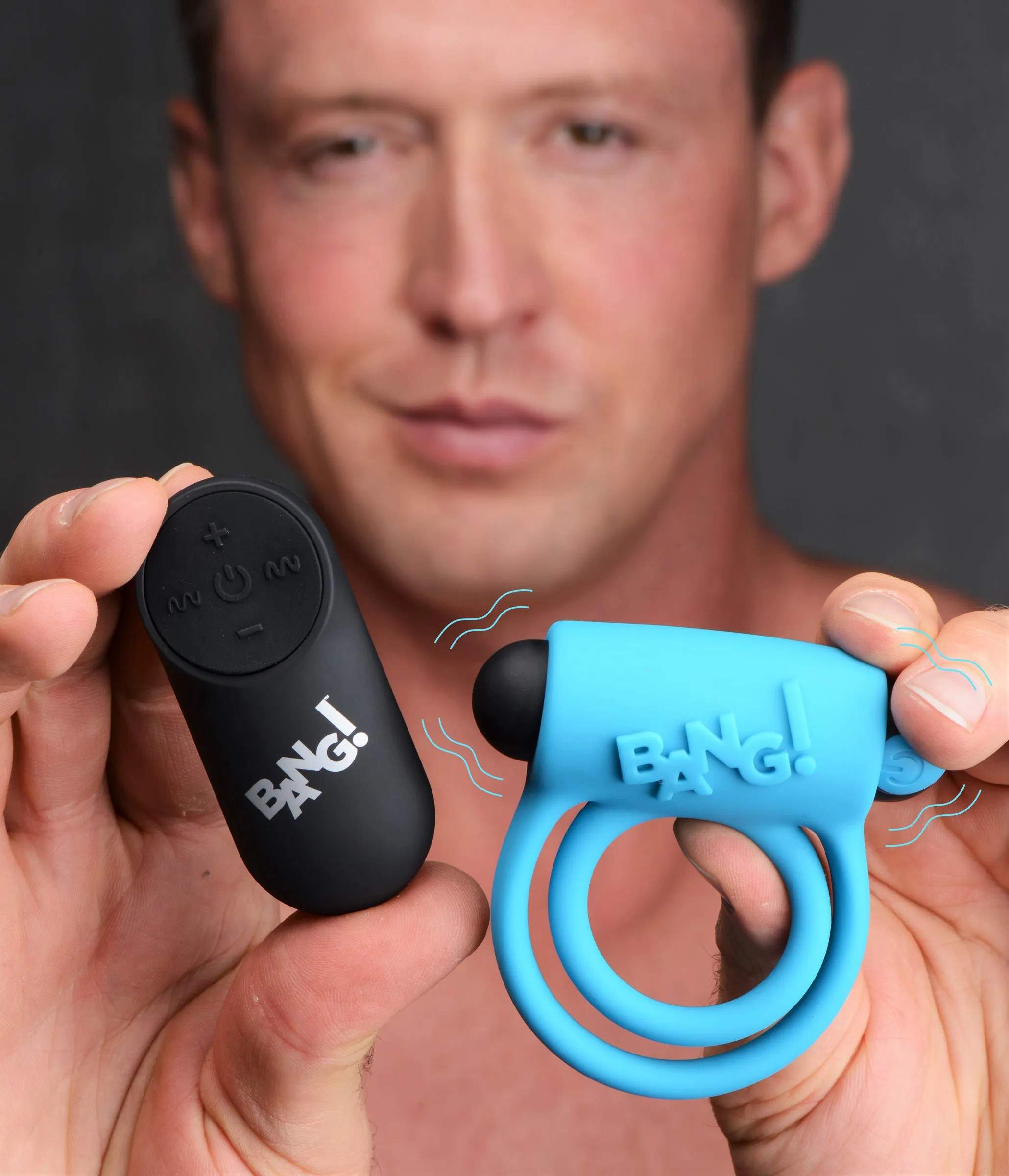 Bang! Cock Ring with Vibrating Bullet