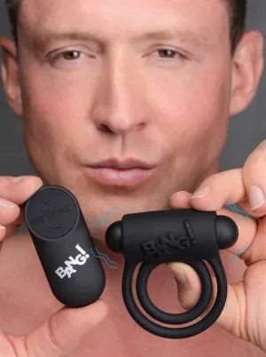 Bang! Cock Ring with Vibrating Bullet