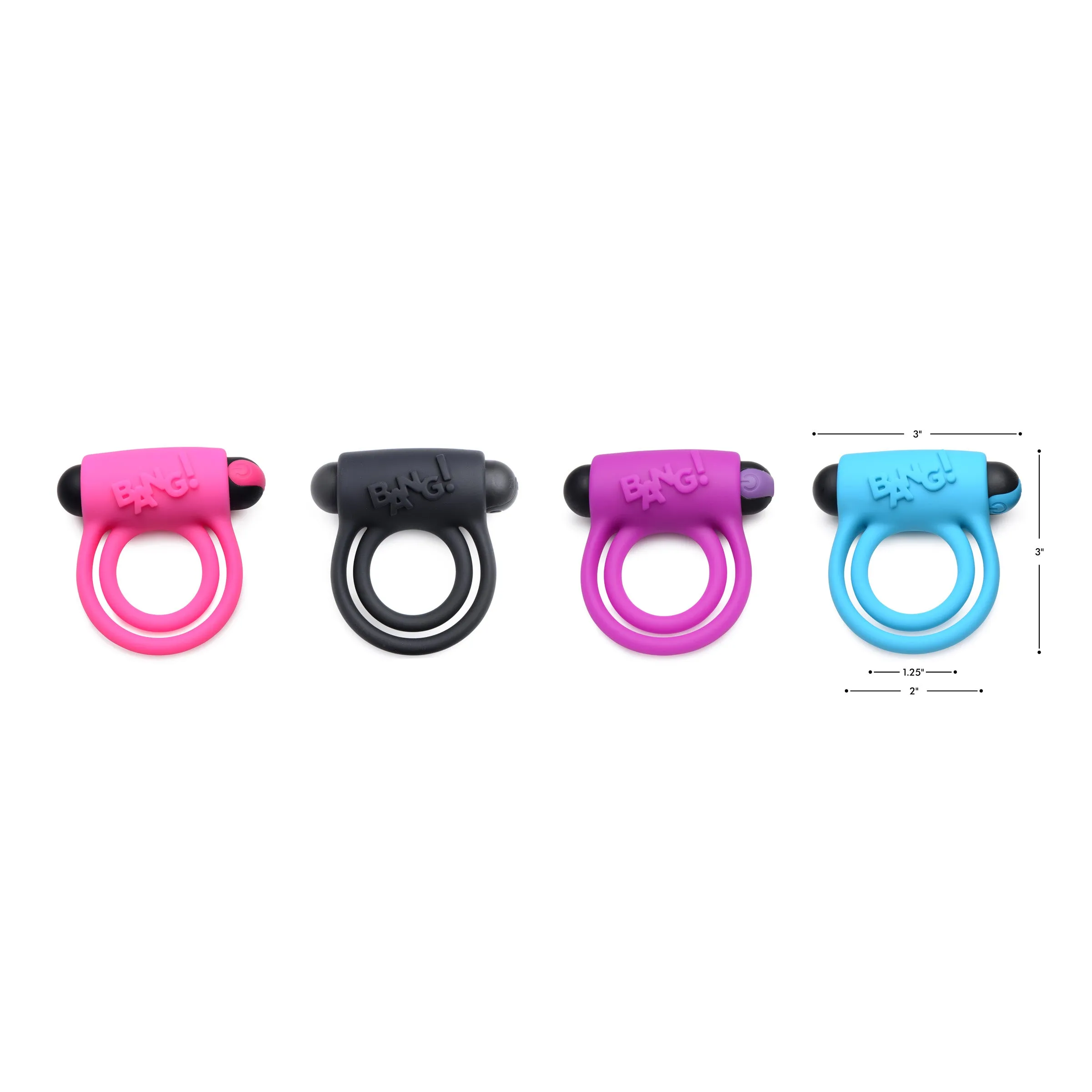 Bang! Cock Ring with Vibrating Bullet