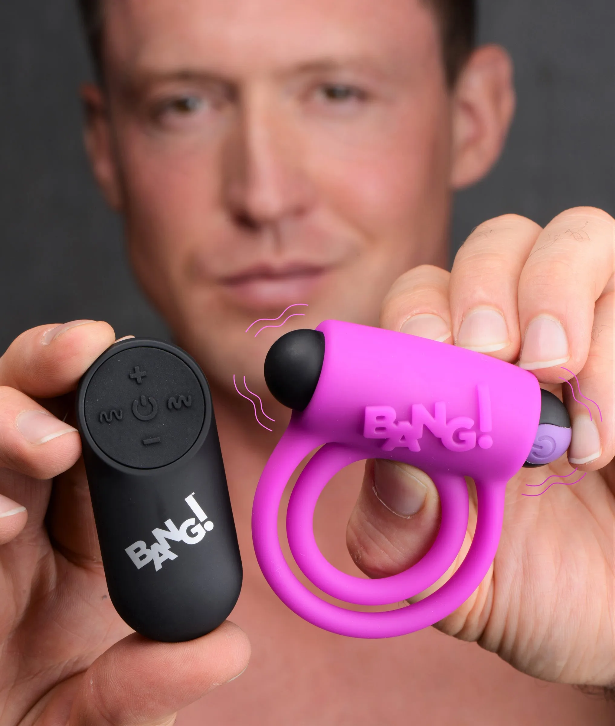 Bang! Cock Ring with Vibrating Bullet