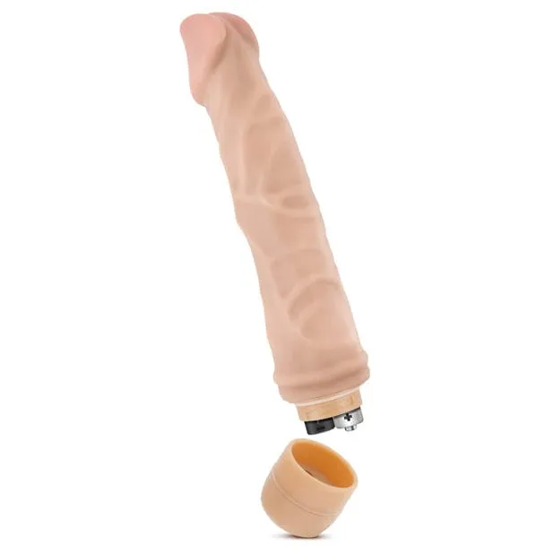 Blush Novelties - Dr Skin Vibe 6 Dong Vibrating Realistic Dildo 9 (Beige)