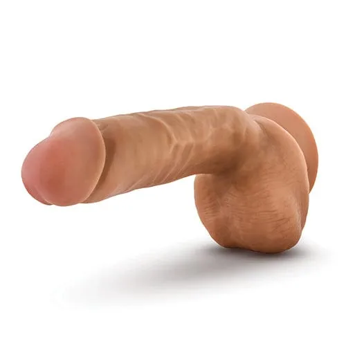 Blush Novelties - Loverboy The Mailman Realistic Dildo with Balls 8.5 (Mocha)