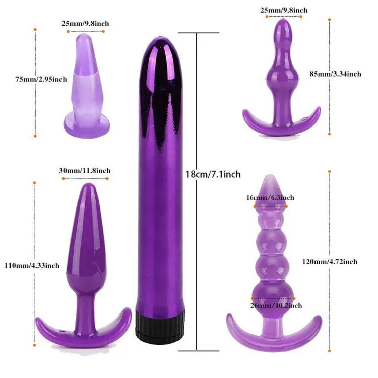 Bundle Anal Sex Toy Kit (5 Piece)