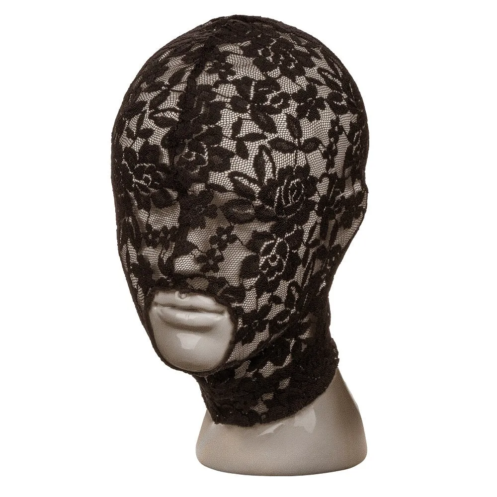 Calexotics Scandal Lace Hood Face Bondage Mask