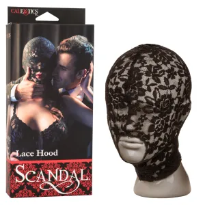 Calexotics Scandal Lace Hood Face Bondage Mask