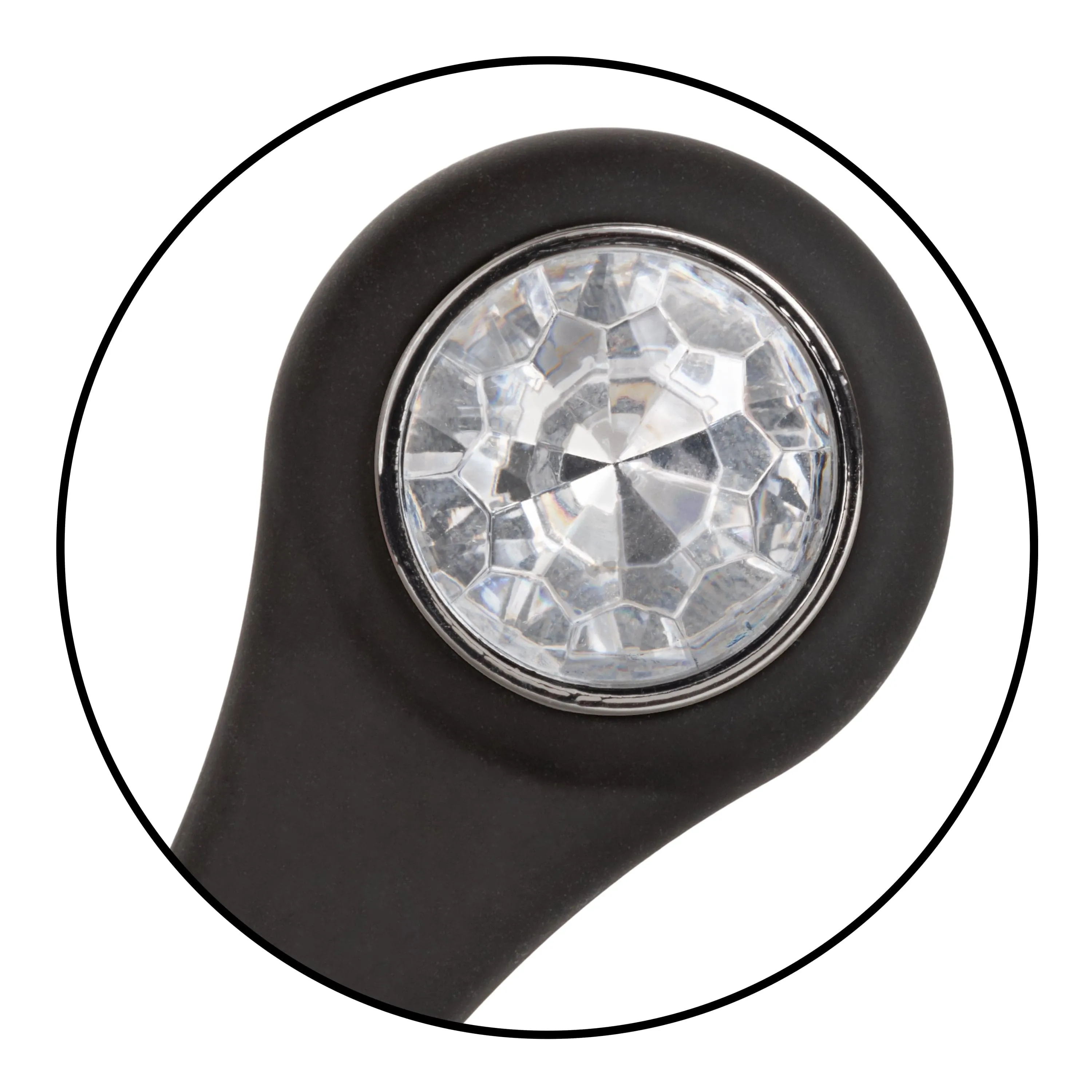 California Exotics - Star F*cker Teardrop Anal Plug with Cock Support (Silver)