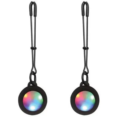 Charmed Light Up Tweezer Nipple Clamps by XR