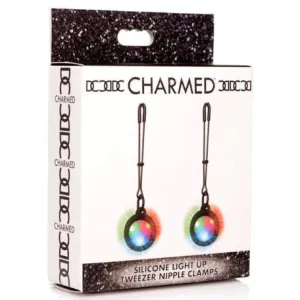 Charmed Light Up Tweezer Nipple Clamps by XR