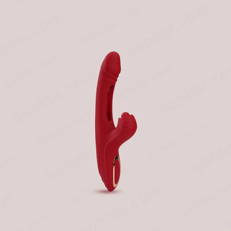 CHERLY|App Control Tapping and Flapping Intelligent Heating Vibrator