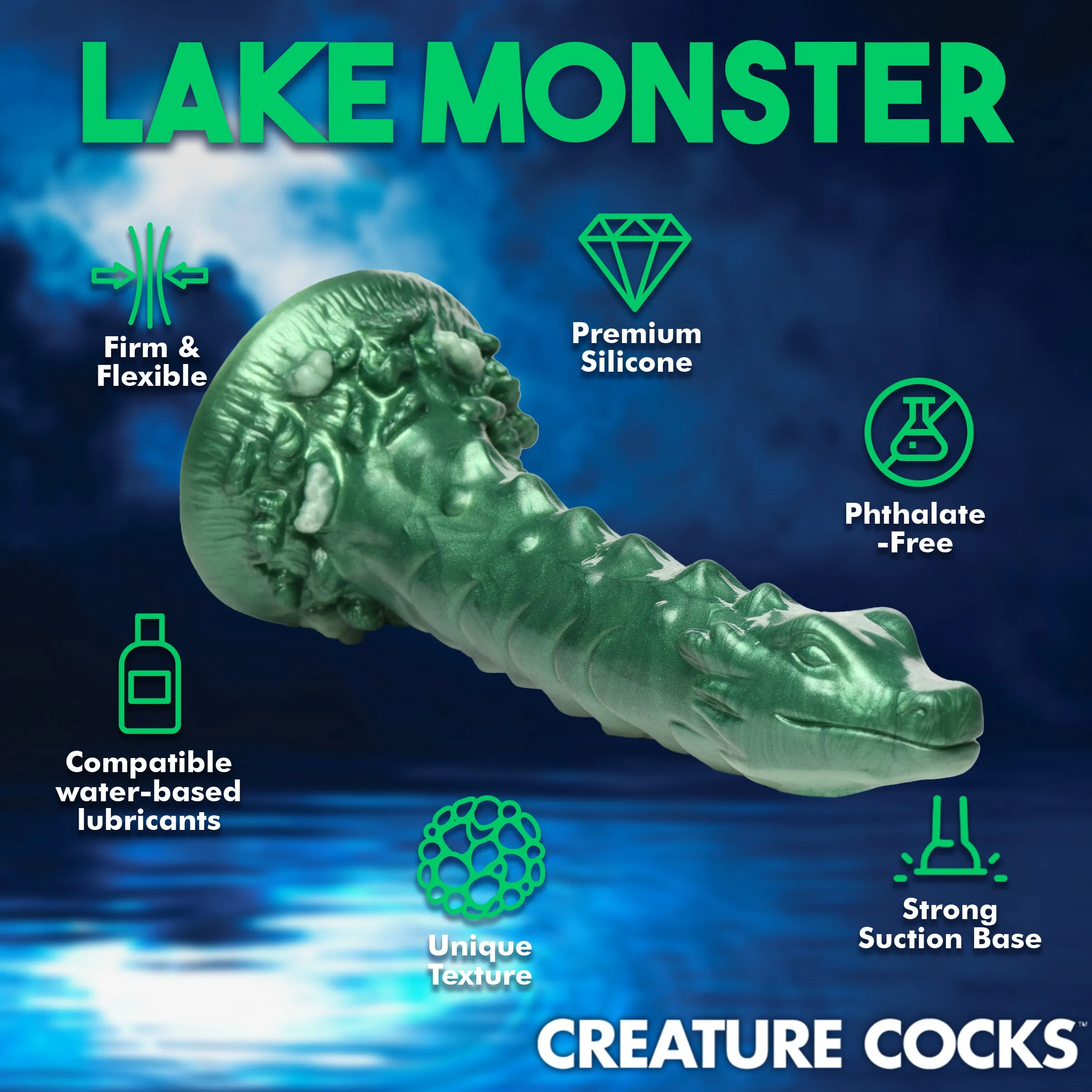 Cockness Lake Monster Dildo