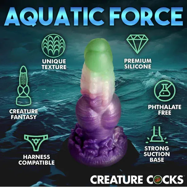 Creature Cocks Aqua Phoenix Dildo 8.6 by XR