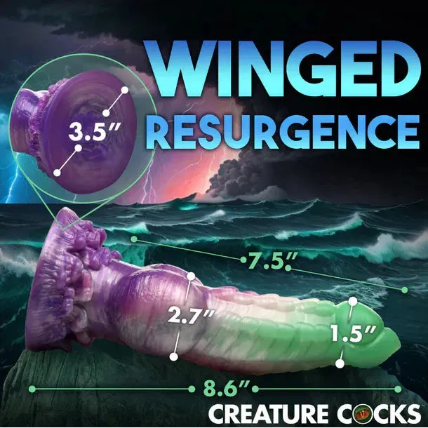 Creature Cocks Aqua Phoenix Dildo 8.6 by XR