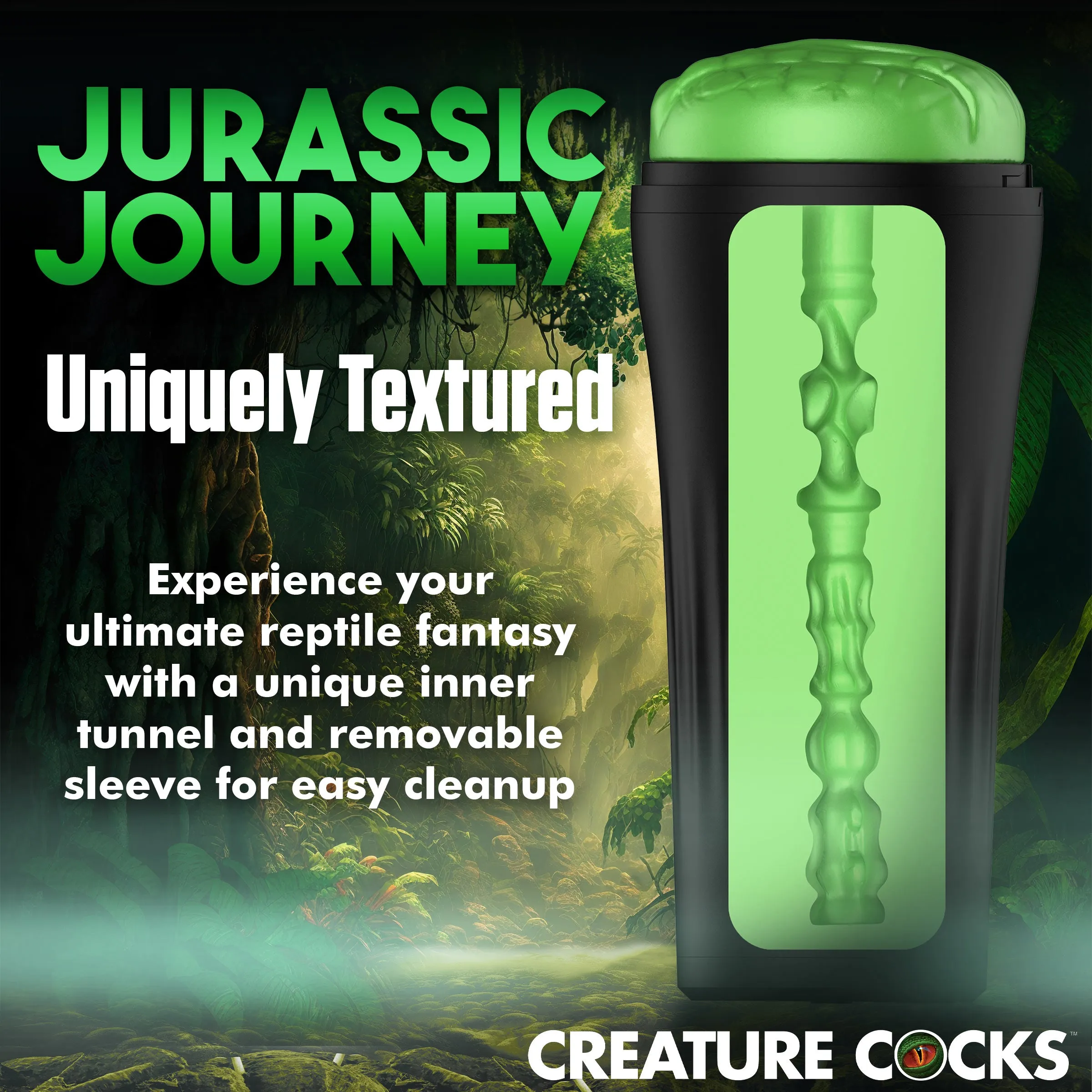 Creature Cocks Raptor Reptile 3D Stroker Male Masturbator Fantasy Pocket Pussy
