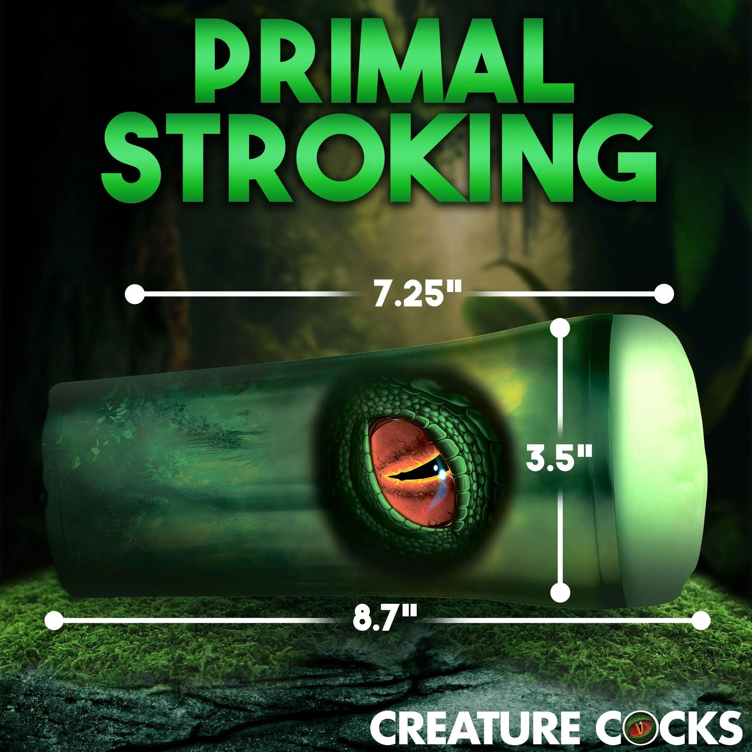 Creature Cocks Raptor Reptile 3D Stroker Male Masturbator Fantasy Pocket Pussy