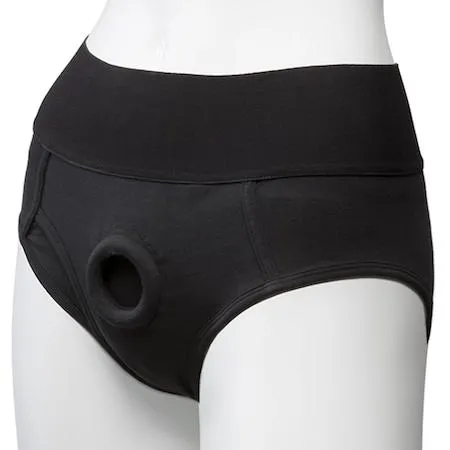 Doc Johnson Vac-U-Lock Briefs Panty Harness With Plug
