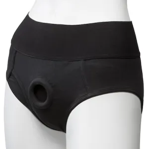 Doc Johnson Vac-U-Lock Briefs Panty Harness With Plug