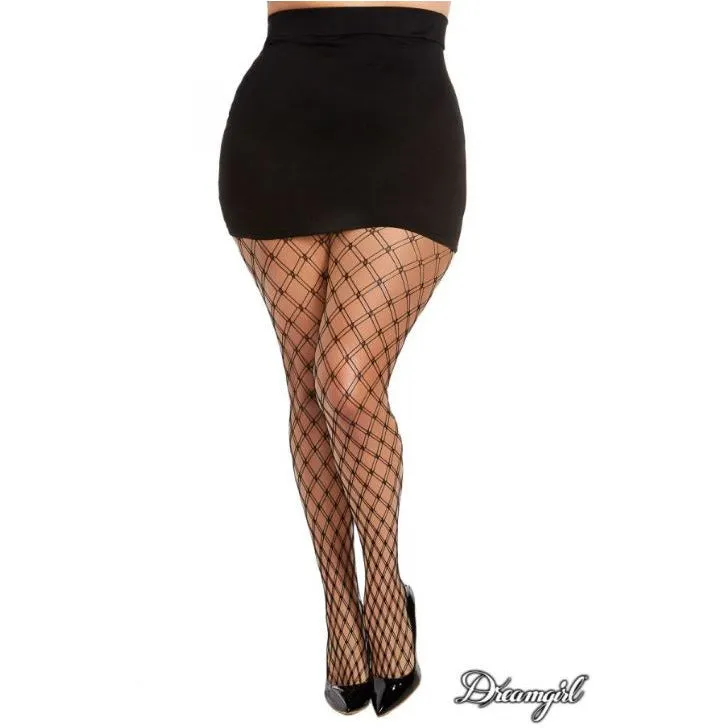 Double Net Pantyhose by Dreamgirl