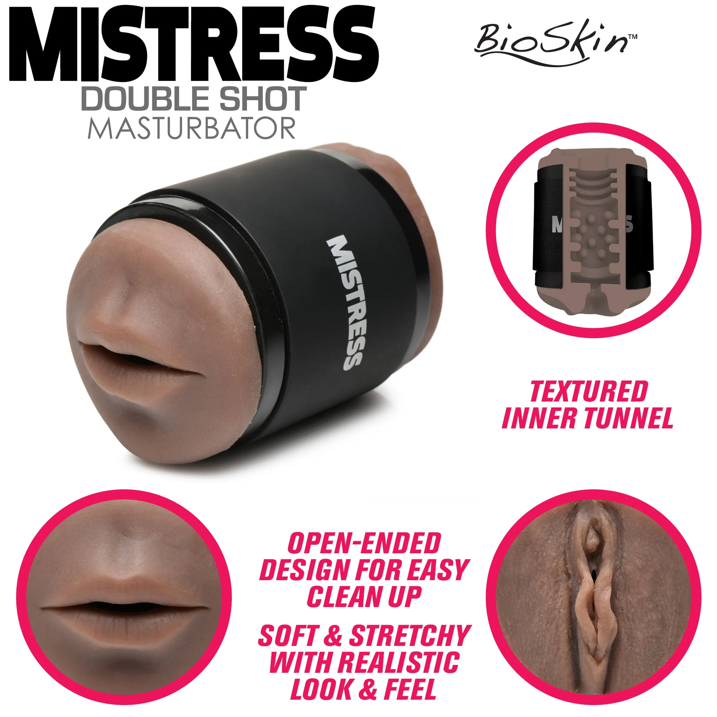 Double Shot Mouth And Pussy Stroker