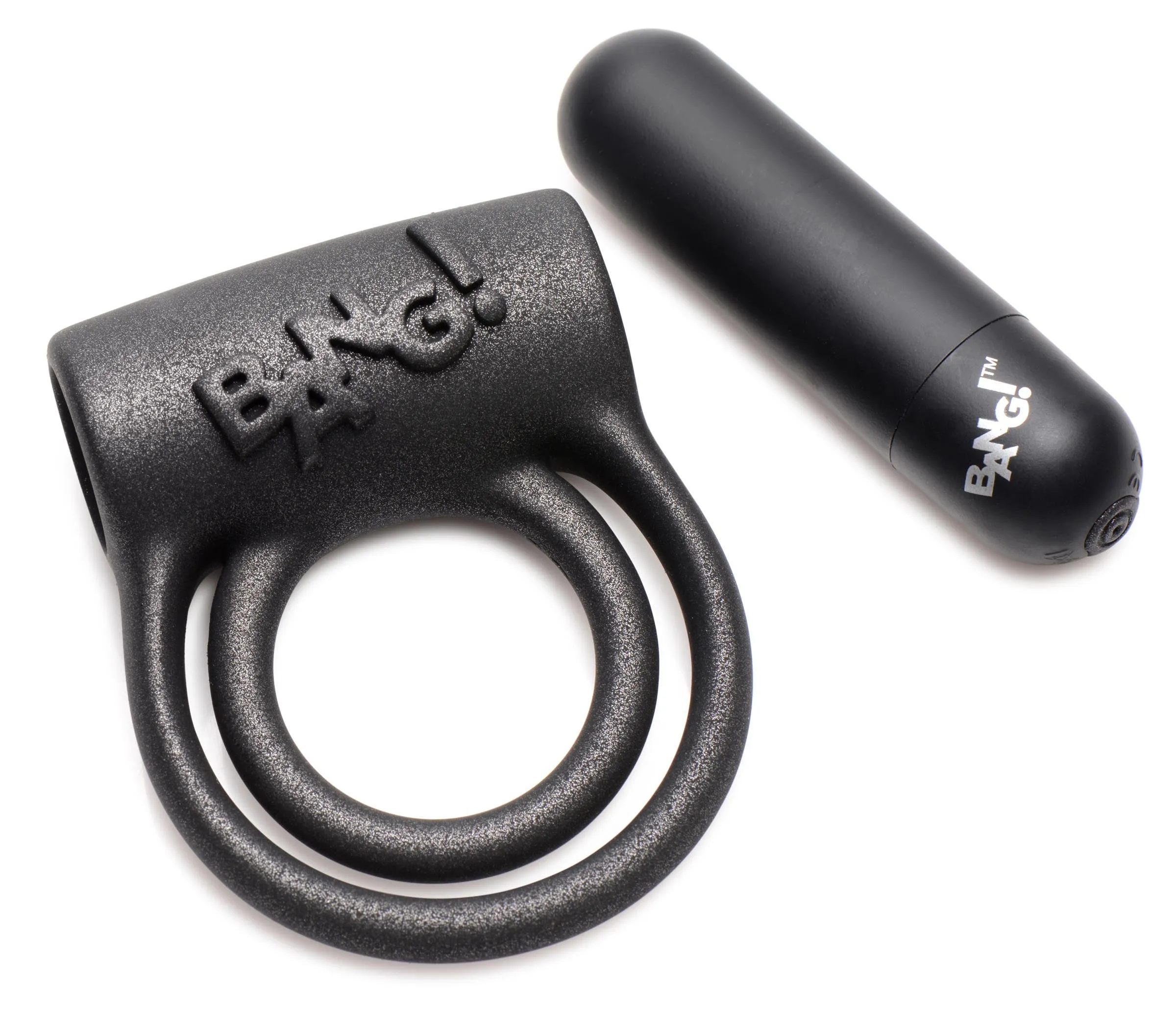Dual Ring Silicone Cock Ring with LCD Remote Control