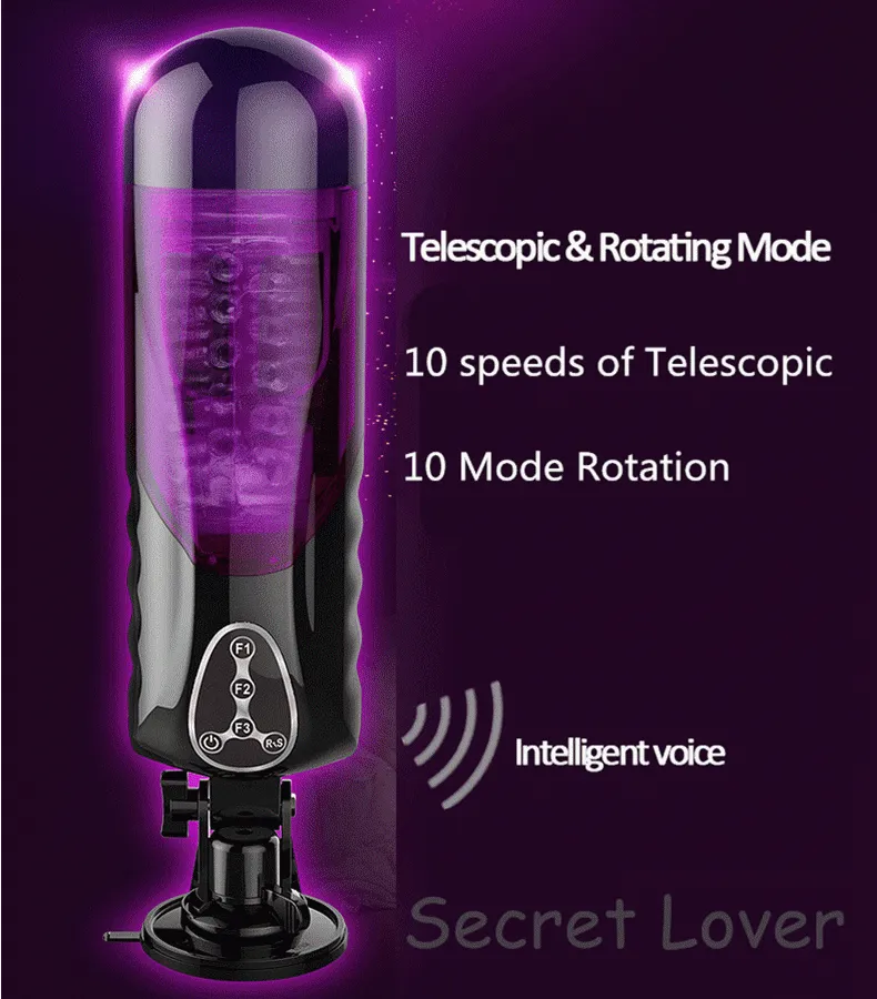 EASY.LOVE L Men's New Powerful Telescopic Masturbator