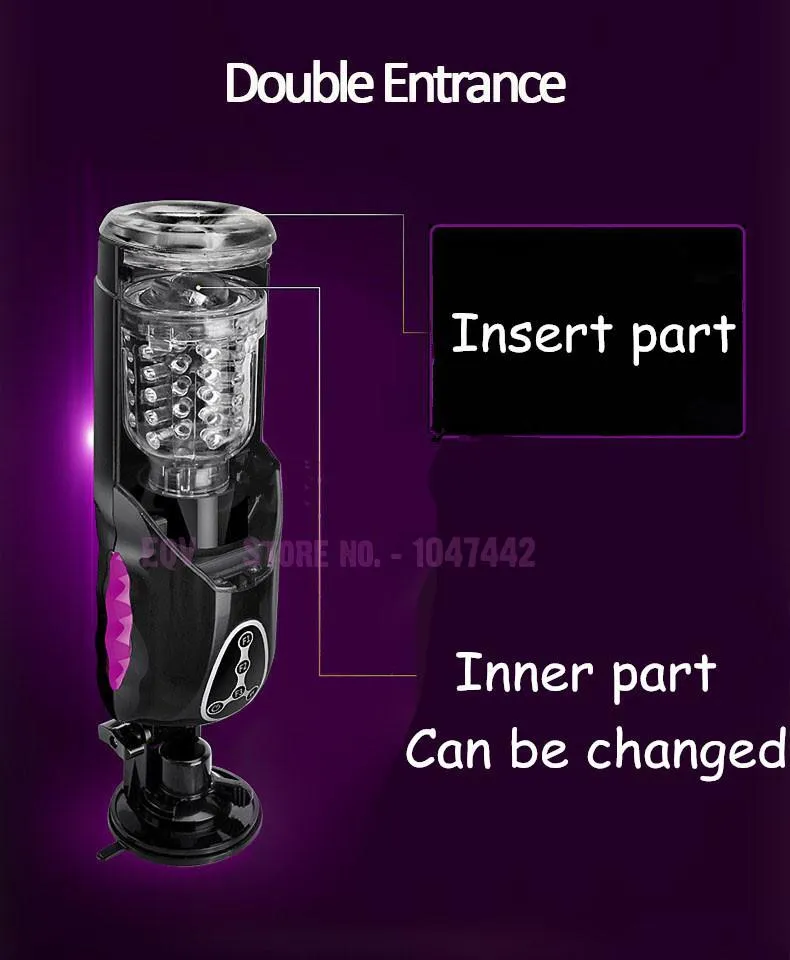 EASY.LOVE L Men's New Powerful Telescopic Masturbator