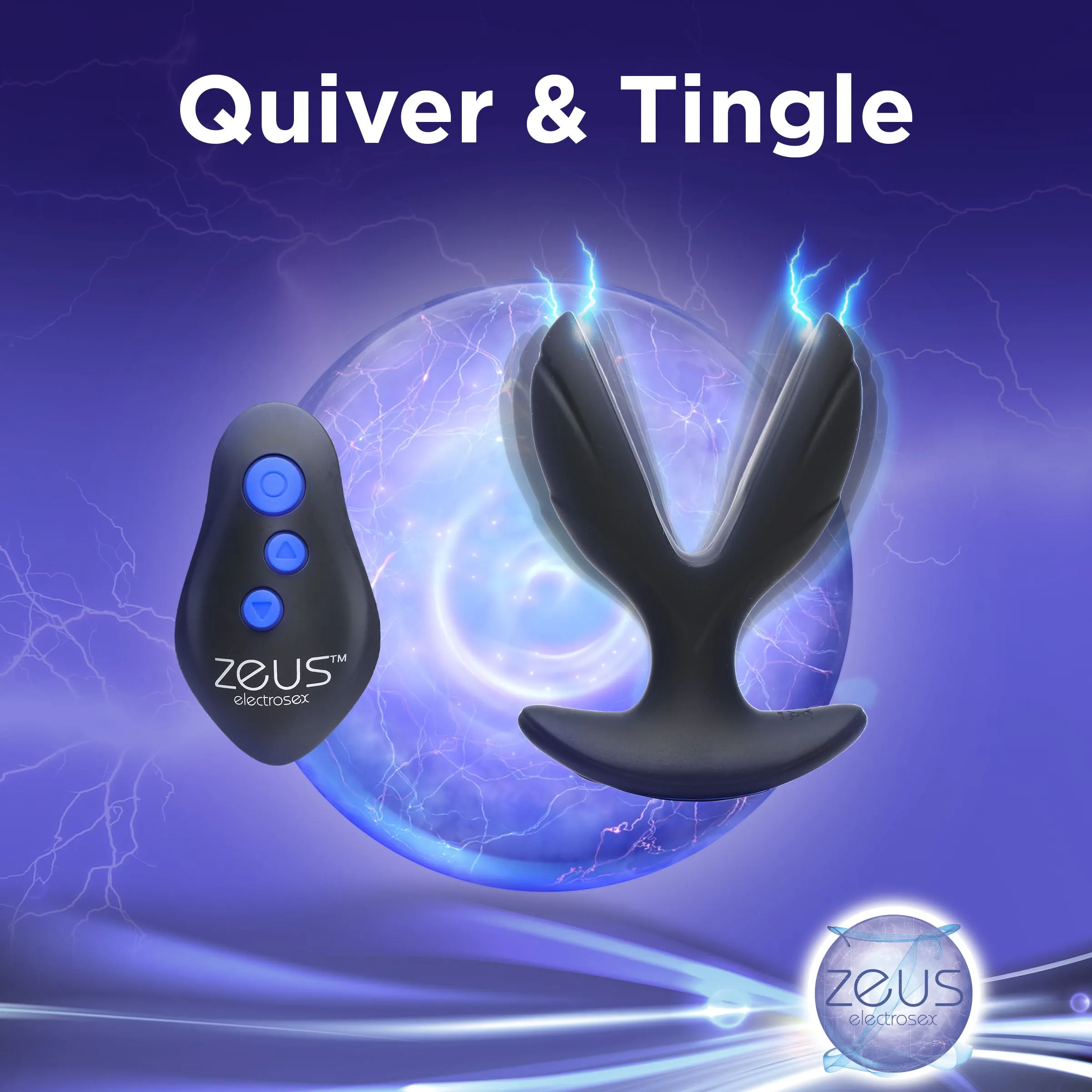 Electro-spread Vibrating And Estim Butt Plug