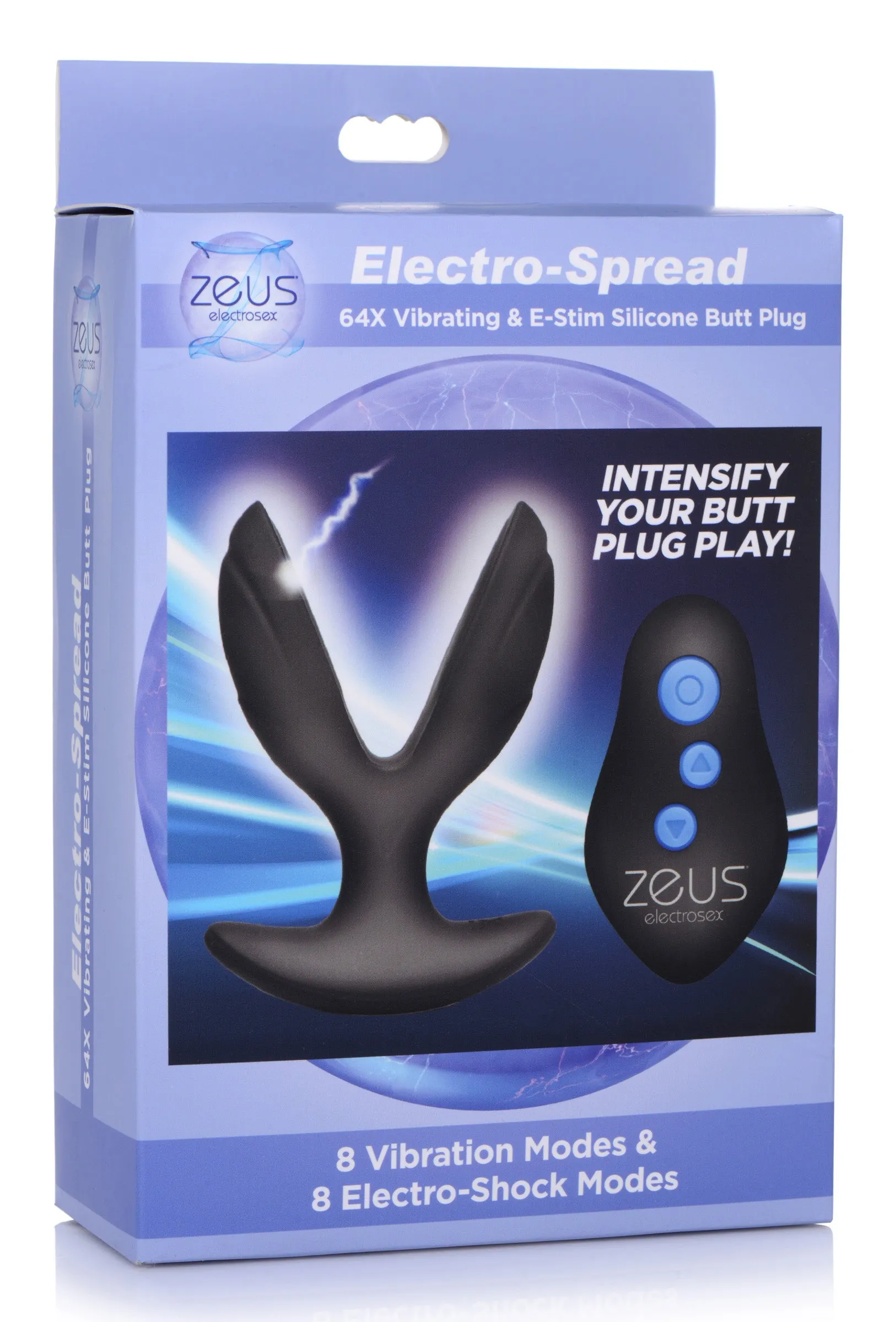 Electro-spread Vibrating And Estim Butt Plug