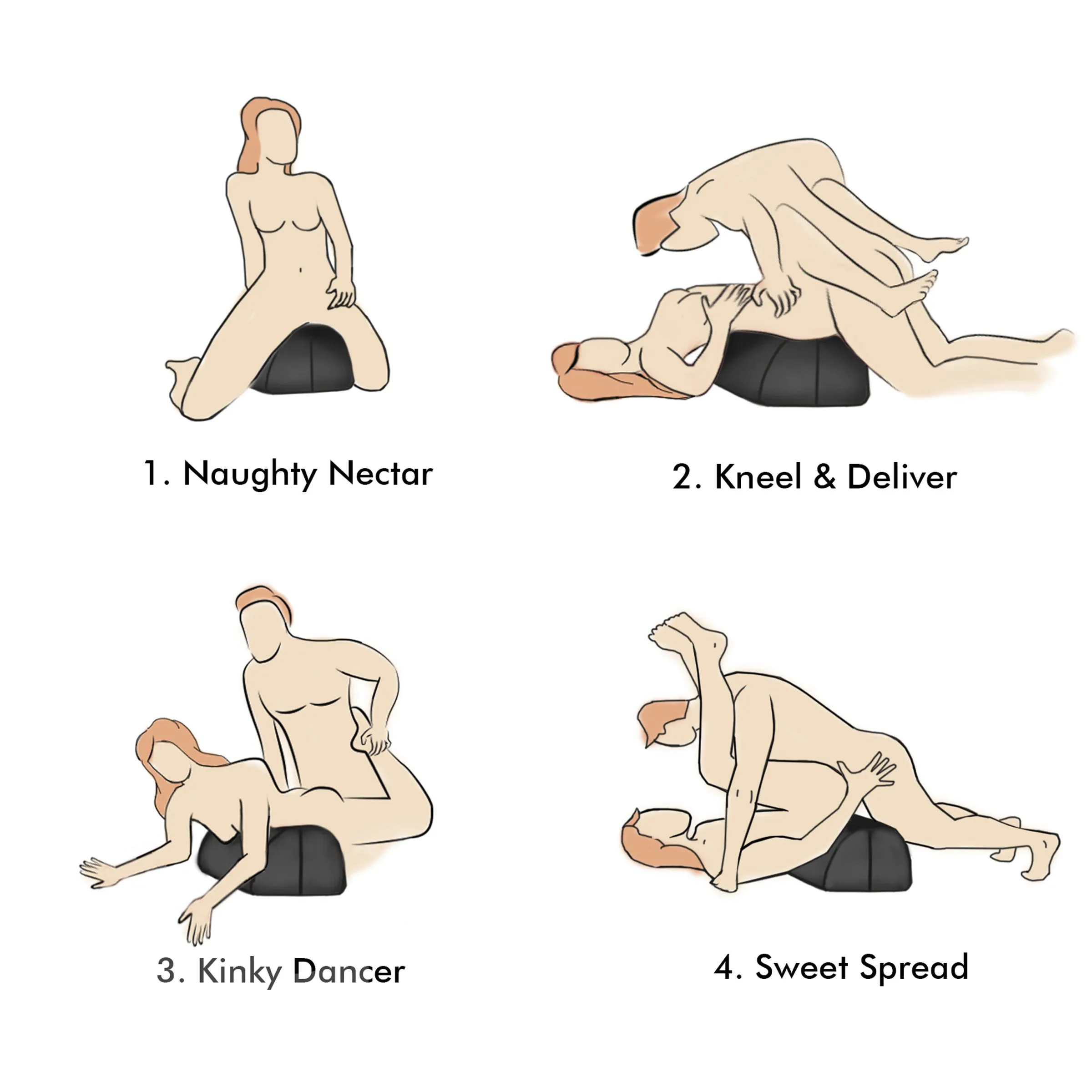 Ergonomic Saddle Pillow