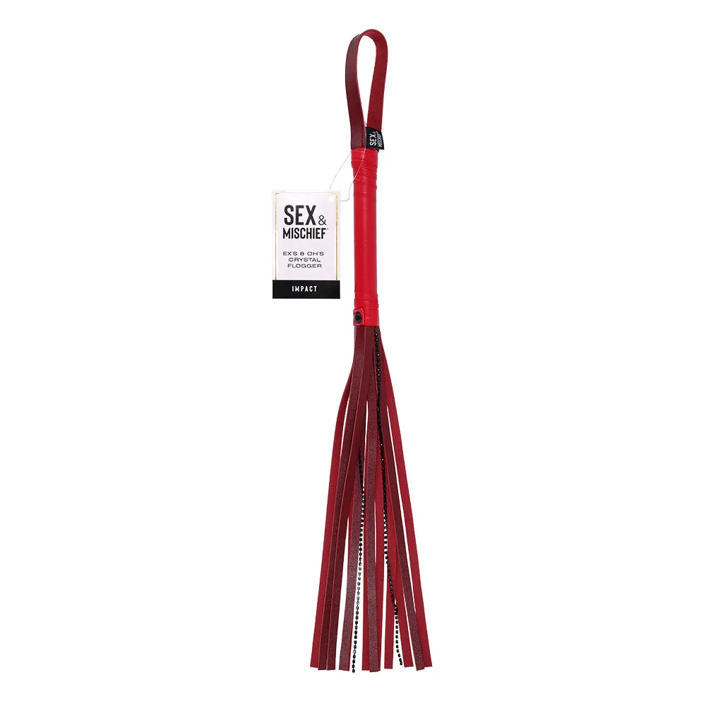Ex's & Oh's Crystal Flogger by Sportsheets