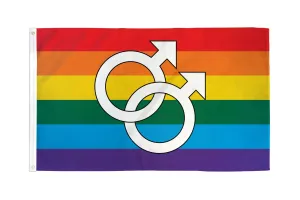 Flags Importer 3' x 5' Double Mars Pride Flag