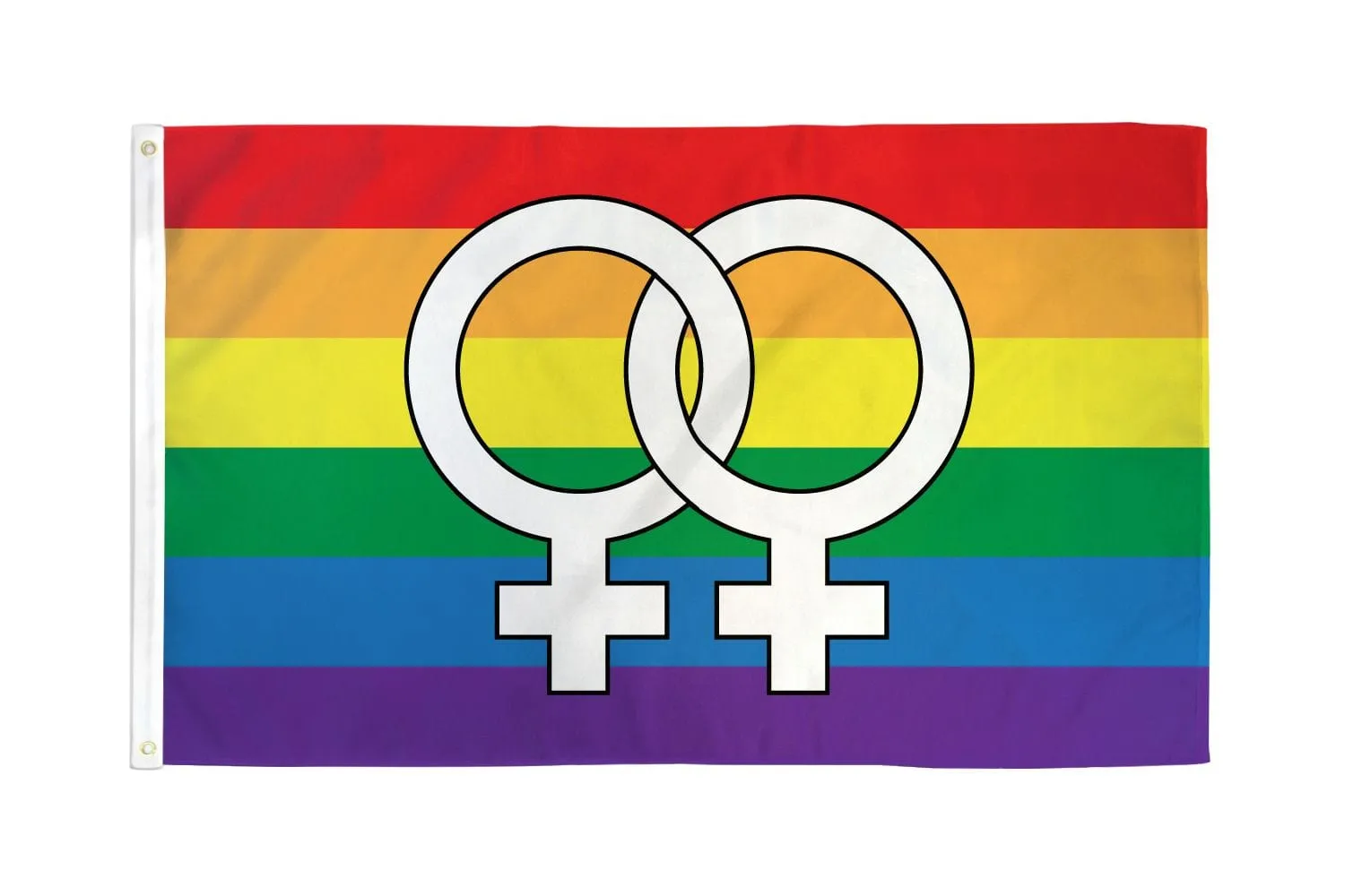 Flags Importer 3' x 5' Double Venus Pride Flag