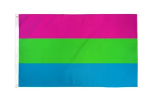 Flags Importer 3' x 5' Polysexual Pride Flag