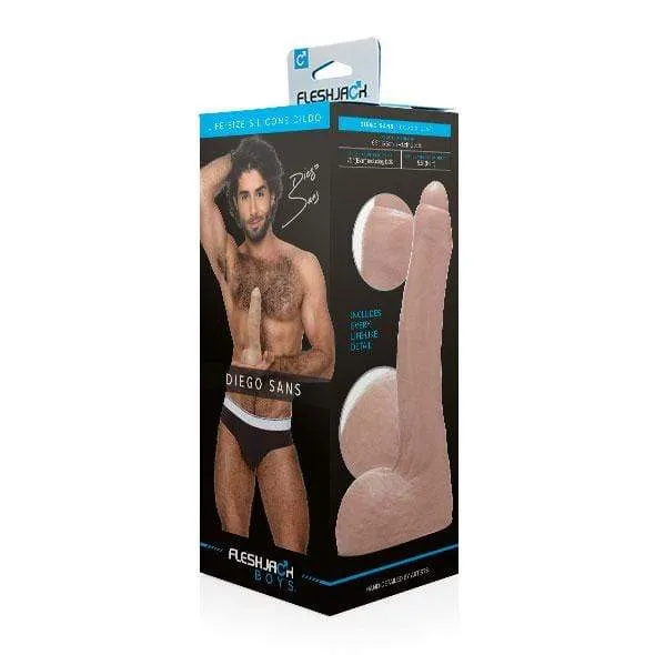 Fleshlight - Fleshjack Boys Diego Sans Realistic Dildo 7.5 (Beige)