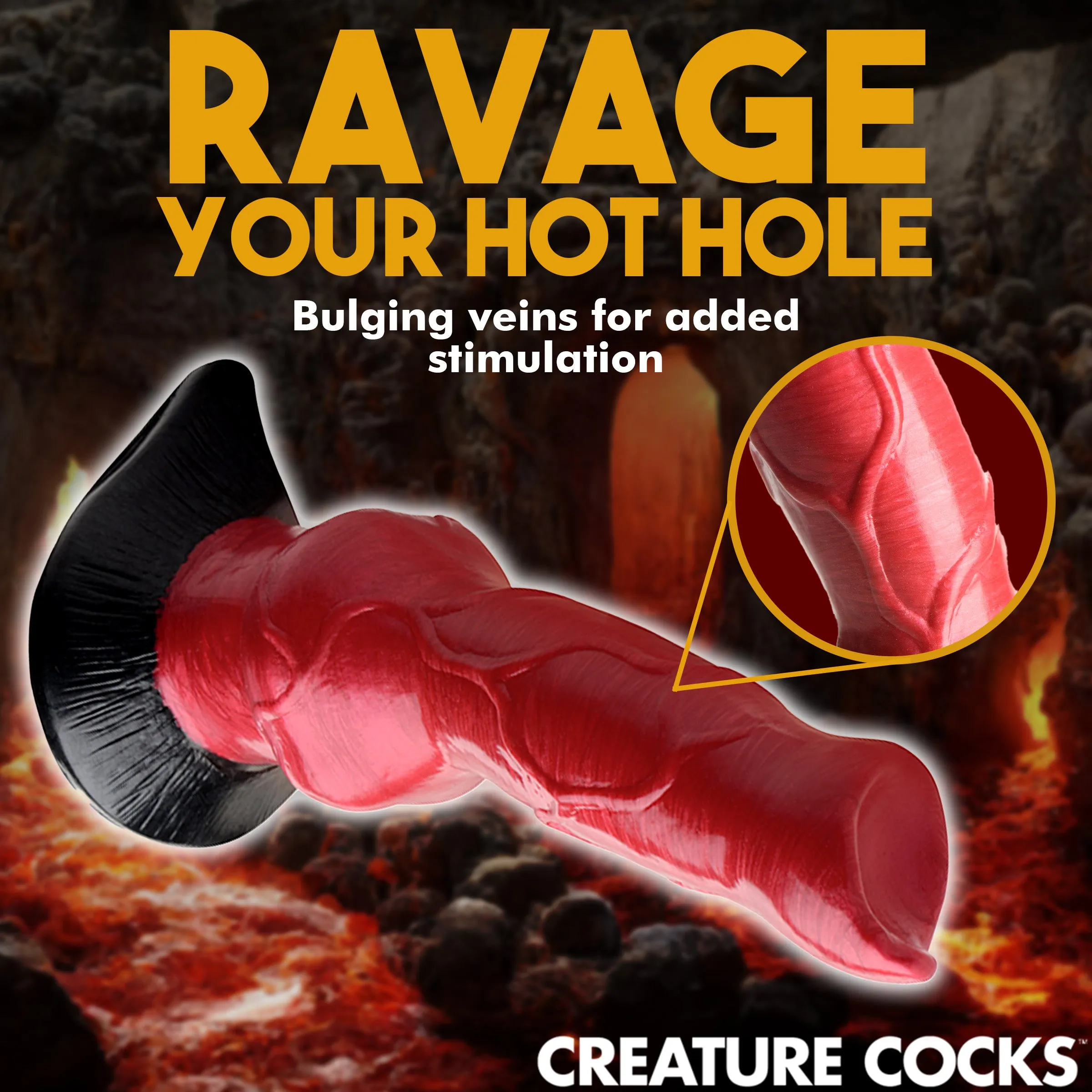 Hell Hound Canine Penis Dildo