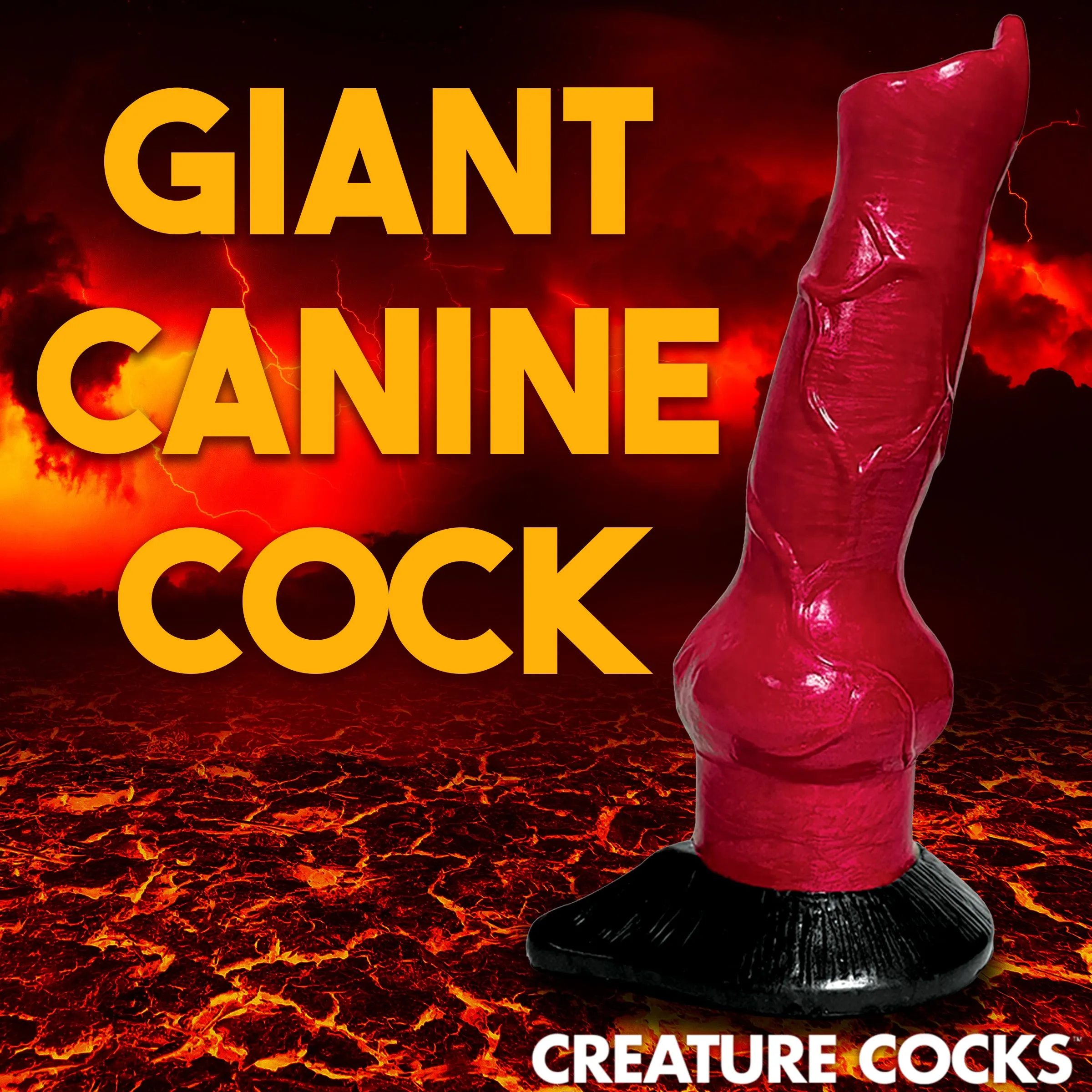 Hell Hound Canine Penis Dildo