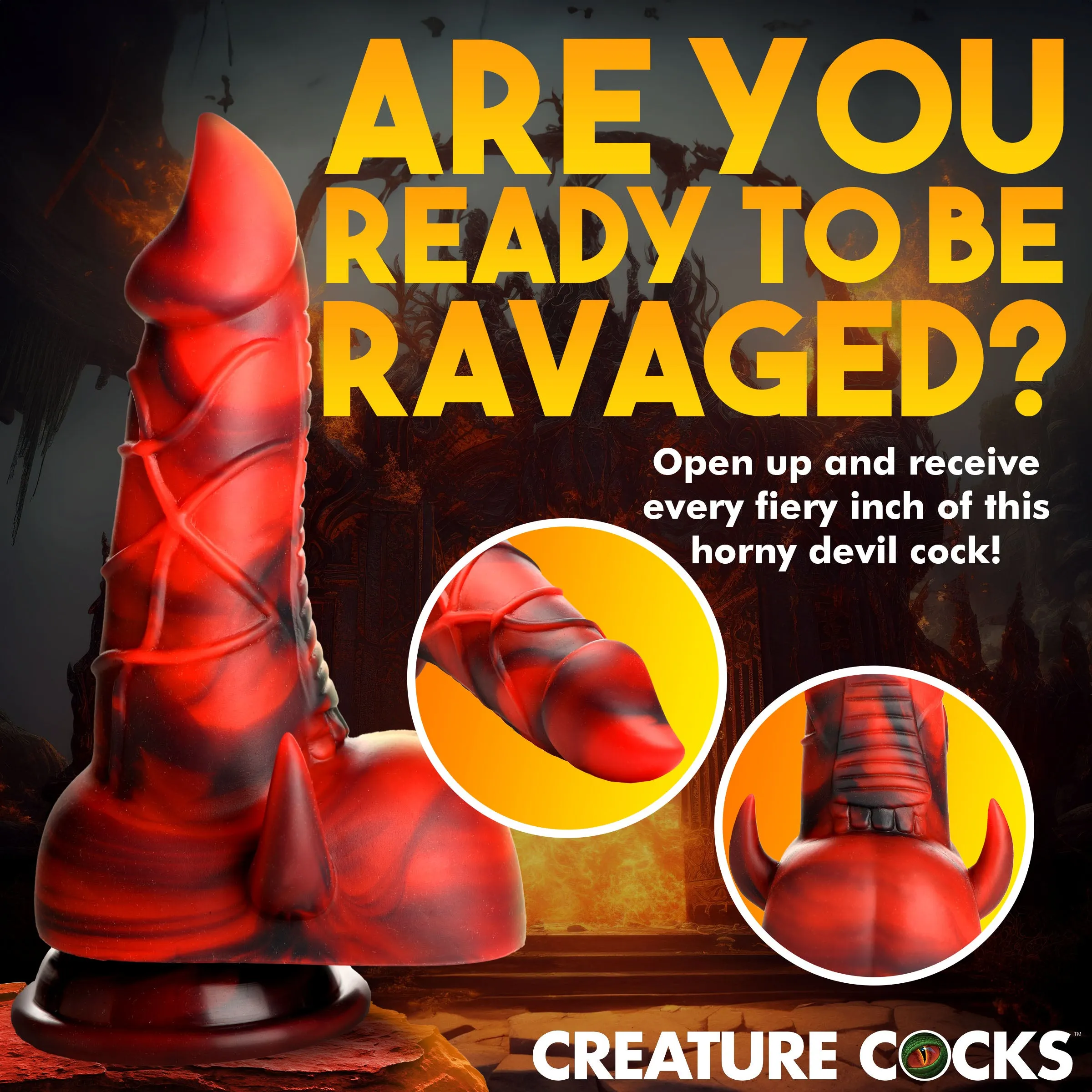 Horny Devil Demon Dildo