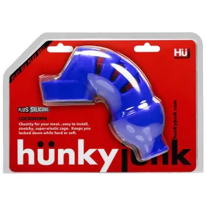 Hunkyjunk LOCKDOWN chastity. cobalt
