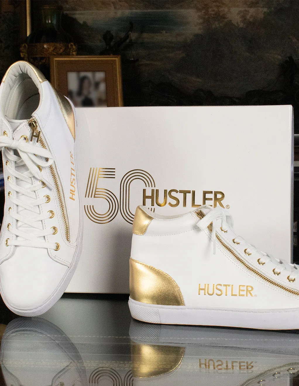 HUSTLER 50th Anniversary High Top Men's Sneaker