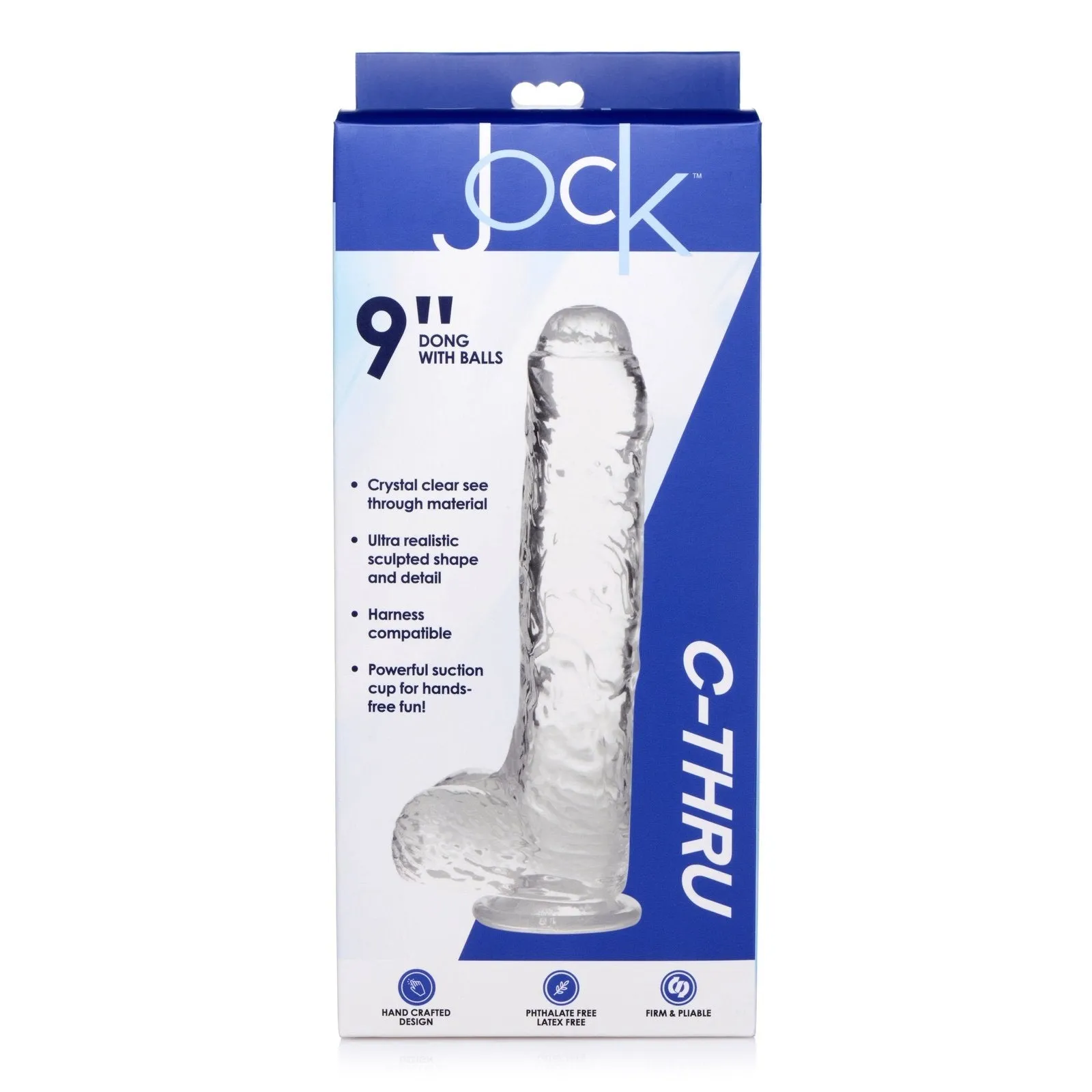 Jock C-thru Dildo With Balls