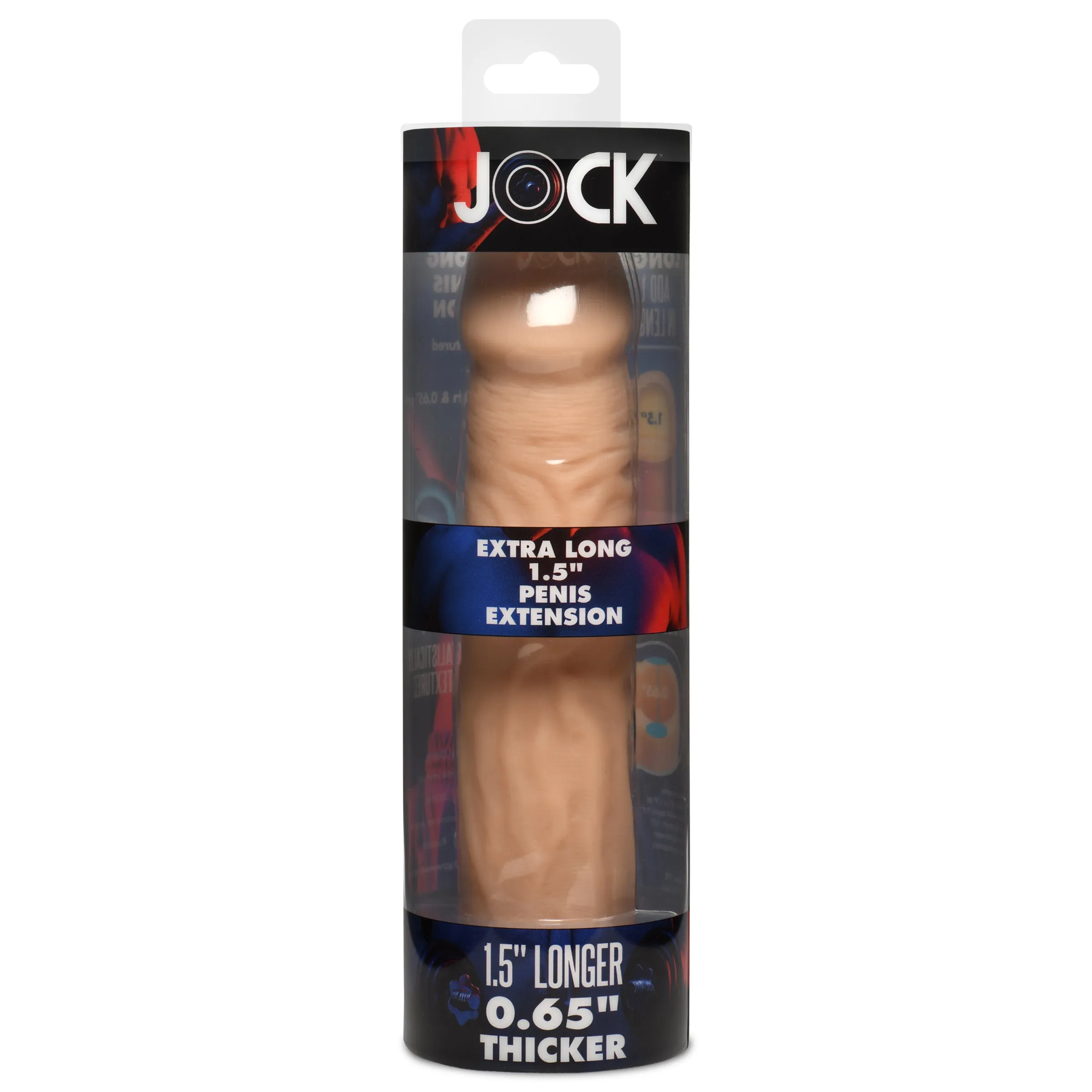 JOCK Extra Long Penis Extension Sleeve - 1.5 Inch