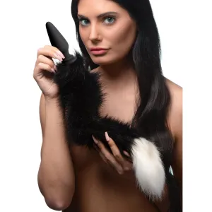 Large Anal Plug With Interchangeable Fox Tail
