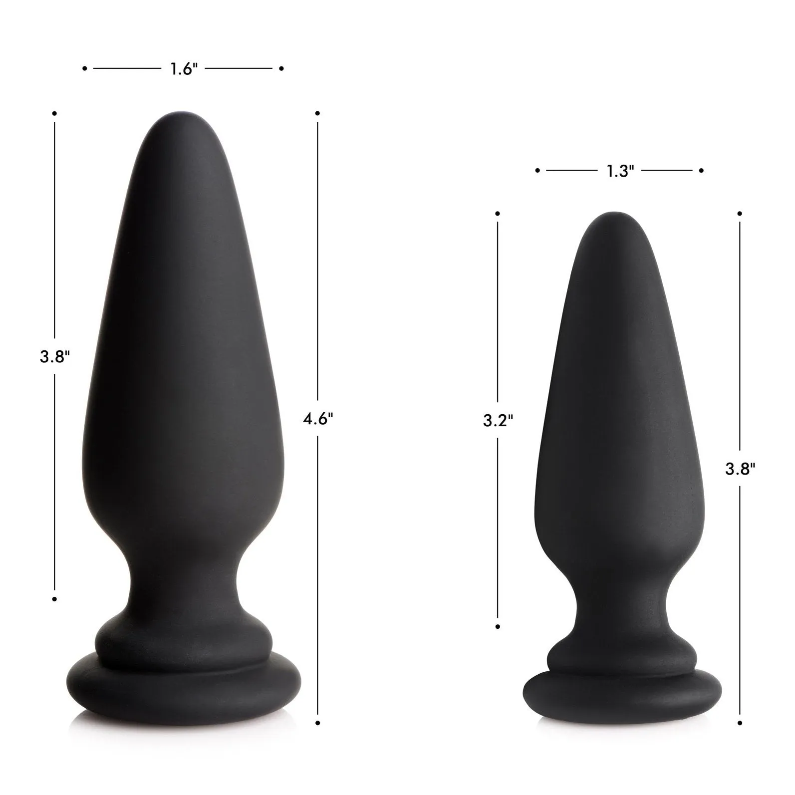 Large Anal Plug With Interchangeable Fox Tail