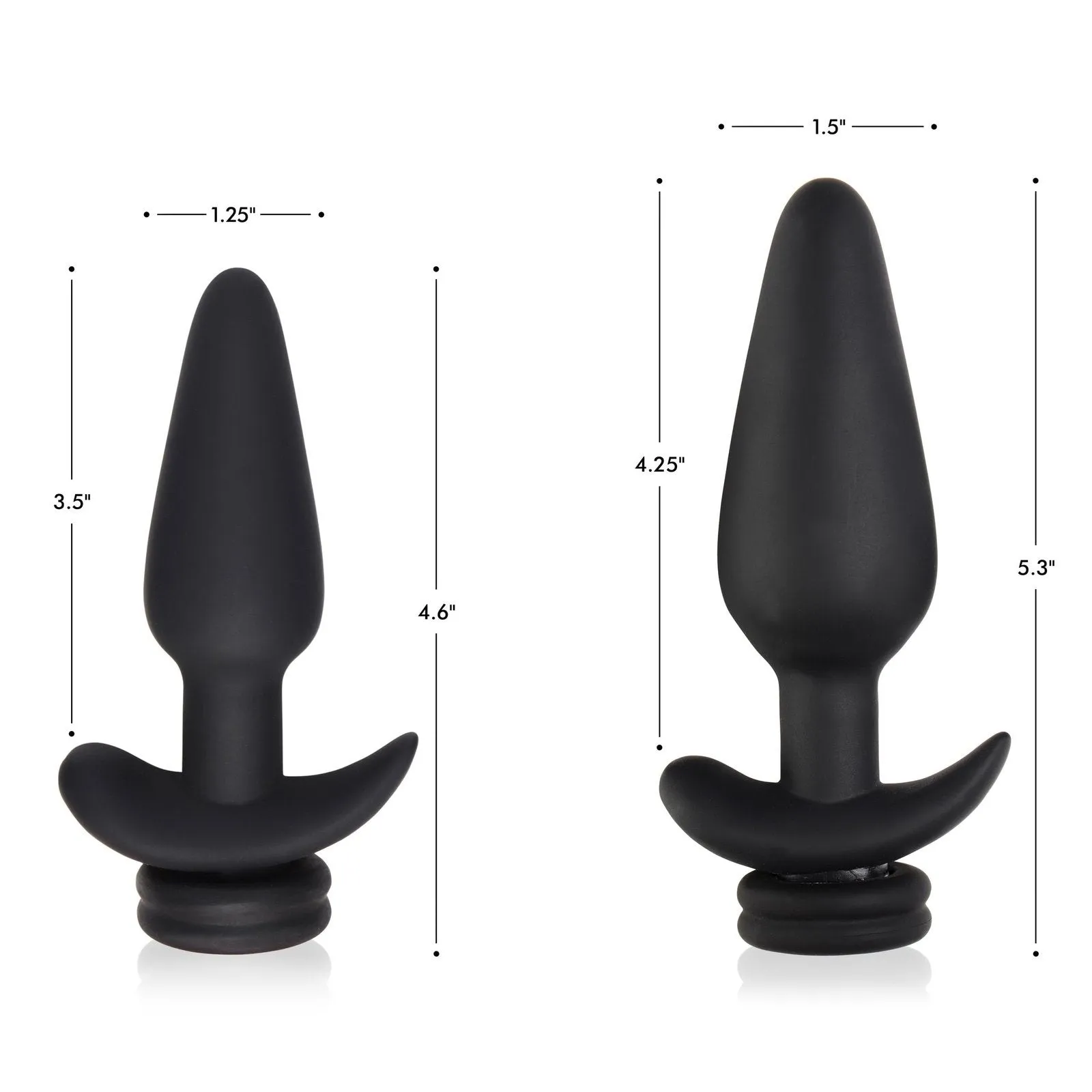 Large Vibrating Anal Plug With Interchangeable Fox Tail