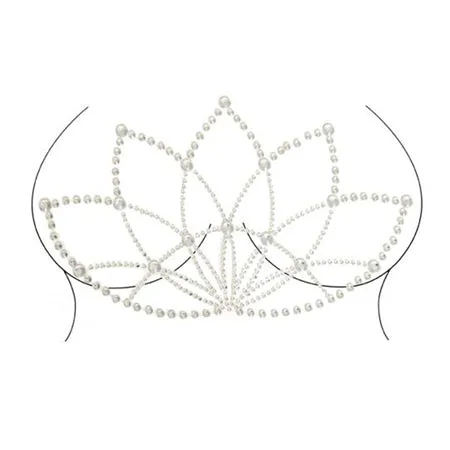 Lotus Adh Body Jewels Sticker (6pk)