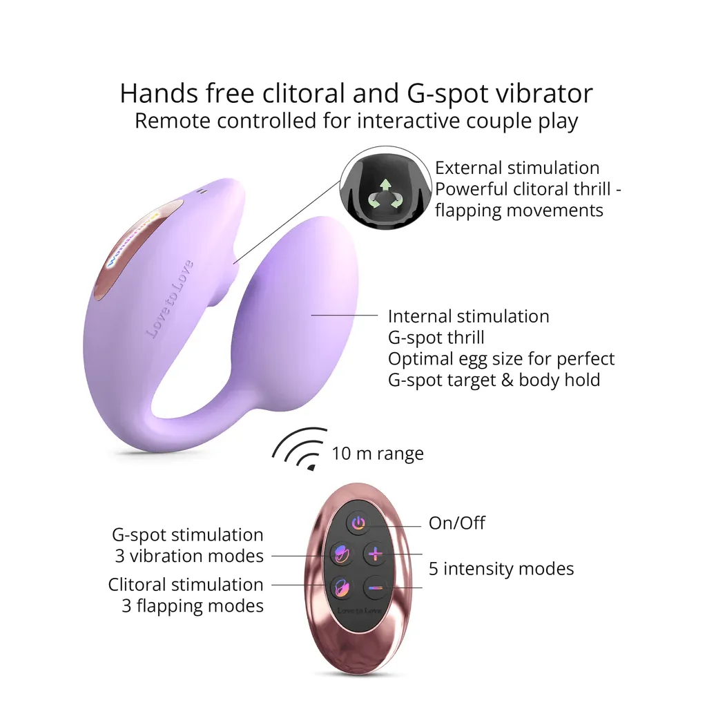 Love To Love WonderLover Clitoral and G-Spot Vibrator