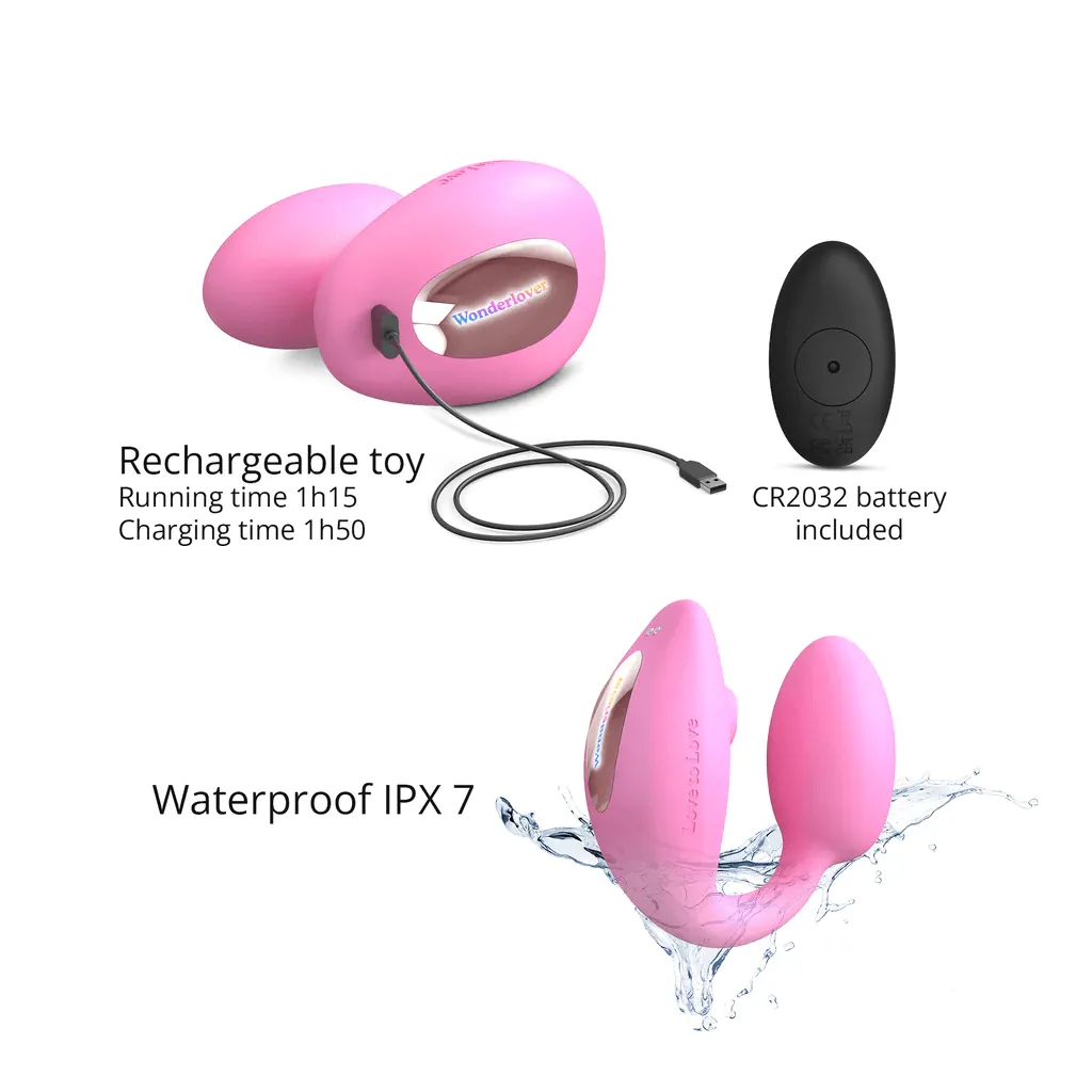 Love To Love WonderLover Clitoral and G-Spot Vibrator